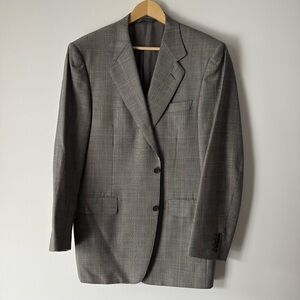 Canali Men’s Grey Suit Jacket Blazer, Size 40